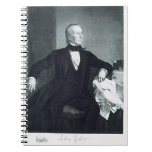 Cuaderno John Tyler, 10mo Presidente de los Estados Unidos