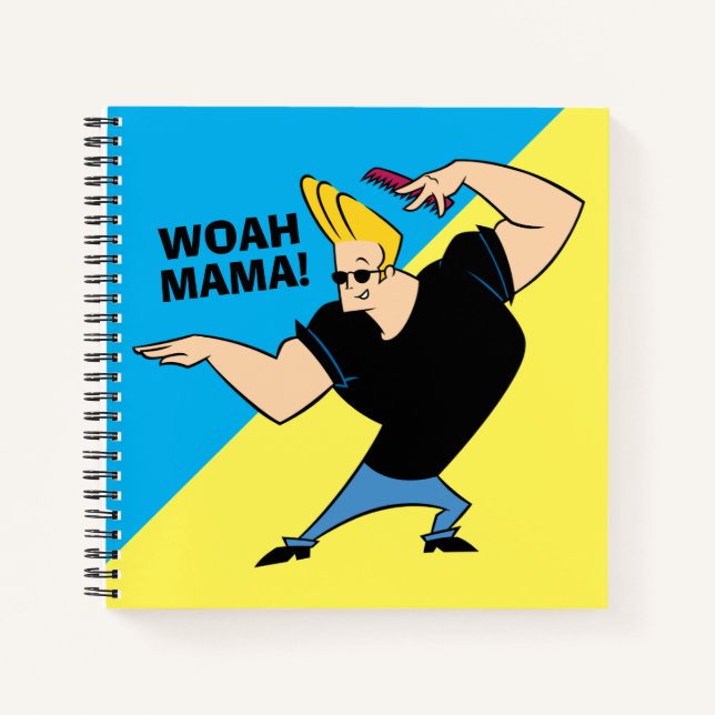 Cuaderno Johnny Bravo Combing Hair (Anverso)