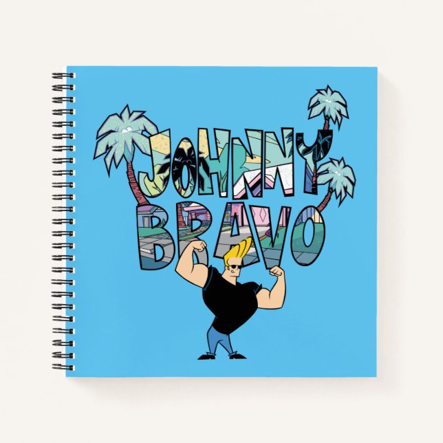Cuaderno Johnny Bravo Palm Tree Name (Anverso)