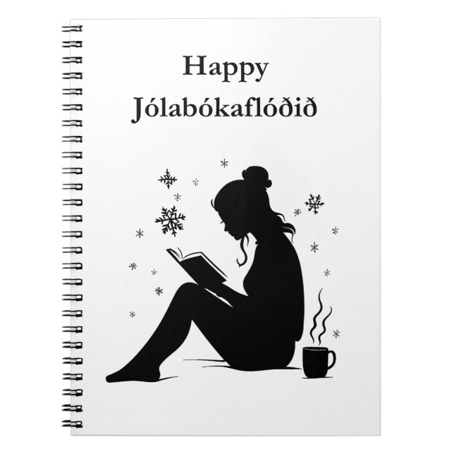 Cuaderno Jolabokaflod - Inundación de libros en Islandia (Frente)