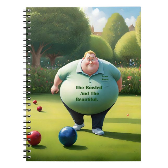 Cuaderno Jolly Lawn Bowler Man, (Frente)