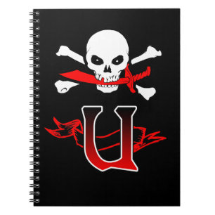 Cuaderno Jolly Roger U Monograma Inicial
