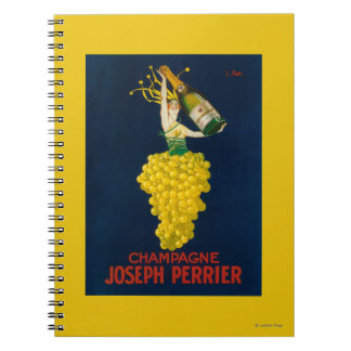 Cuaderno Joseph Perrier Champagne Poster Promocional