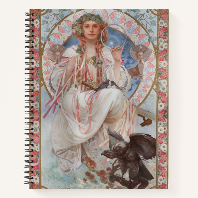 Cuaderno Josephine Crane Bradley como Lavia de Alphonse Muc (Anverso)