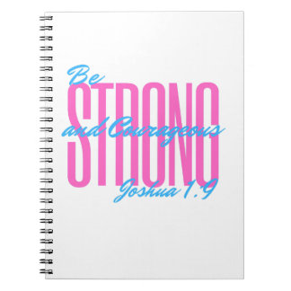 Cuaderno Joshua motivacional de bloc de notas 1:9