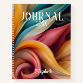 Cuaderno JOURNAL - Coloridos Swirls Resumen