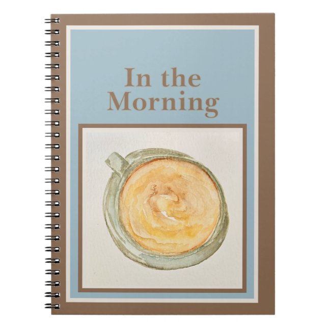 Cuaderno Journal: In the Morning — Psalm 5:3-4 (Frente)