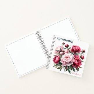 Cuaderno Journal Los mejores momentos Watercolor Peonies Va