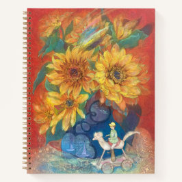 Cuaderno Journey of Whimsy: Sunflower & Rainbow 