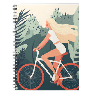Cuaderno Joven Chica Floral Citrus Bockup