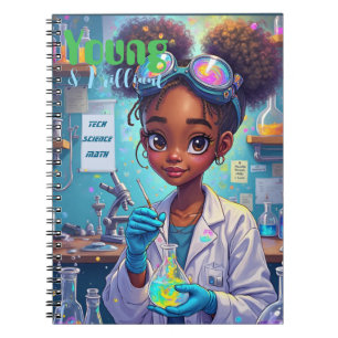 Cuaderno Joven Científico Brillante