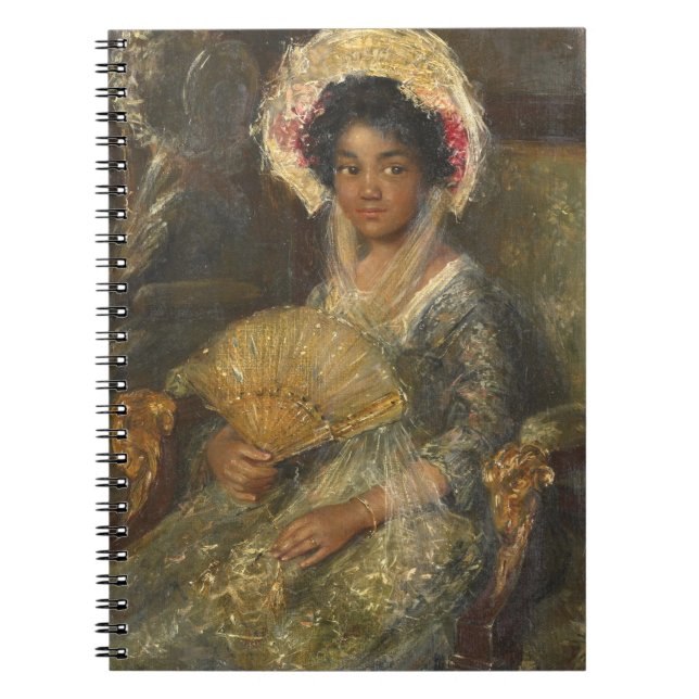 Cuaderno Joven con fan Isabella Simon Maris Art (Frente)