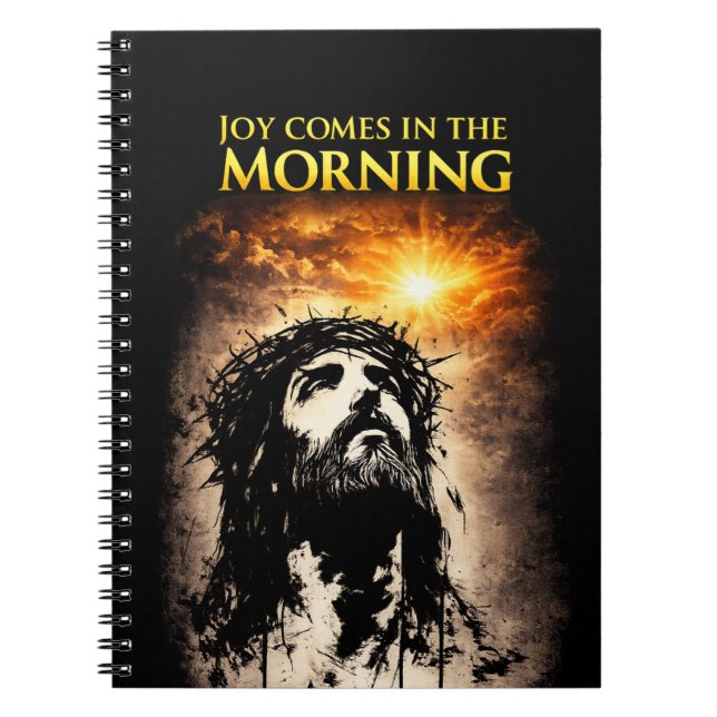 Cuaderno Joy Comes in the Morning (Frente)