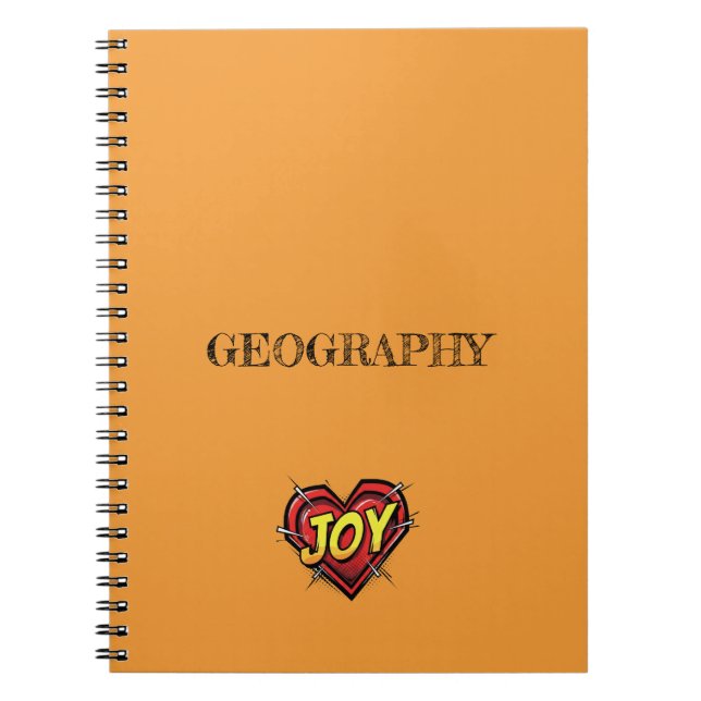 Cuaderno Joy Naranja (Frente)