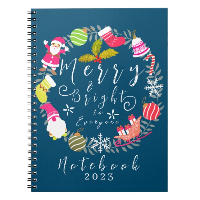 Cuaderno Joy Navidades Turquoise (Frente)