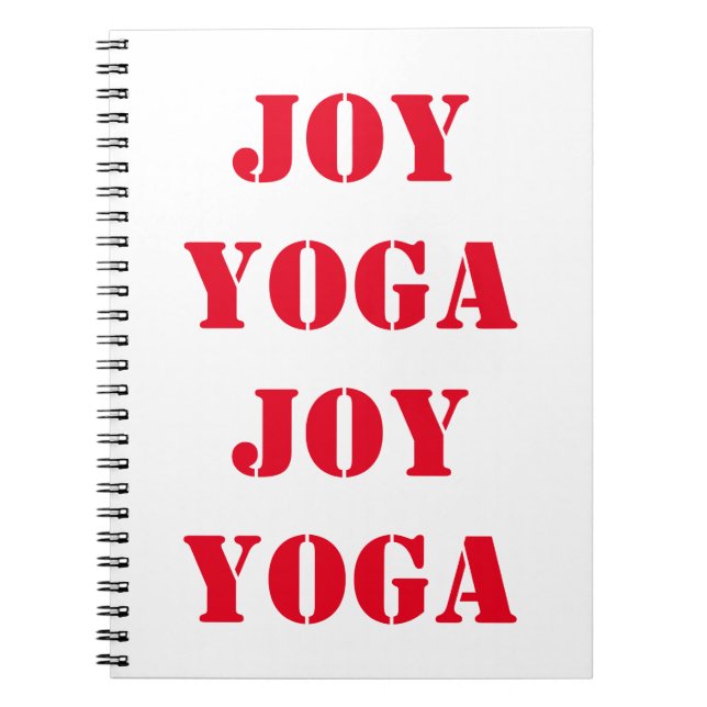 Cuaderno Joy Yoga Joy (Frente)