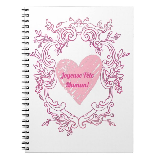 Cuaderno Joyeuse fête maman (Frente)