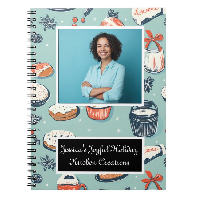 Cuaderno Joyful Holiday Kitchen Creations: Una cocina perso (Frente)
