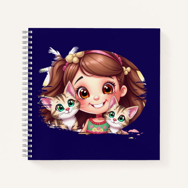 Cuaderno Joyful Moments with My Kitties (Anverso)