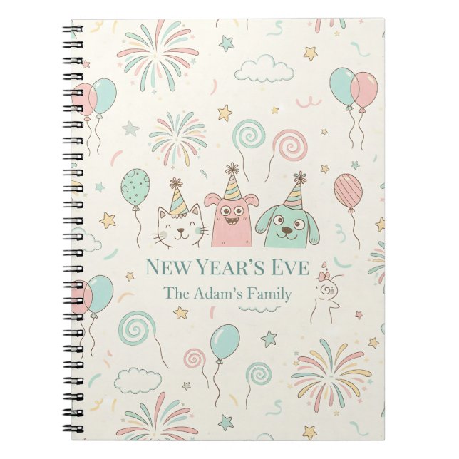 Cuaderno Joyful New Year’s Eve Party 2026  (Frente)