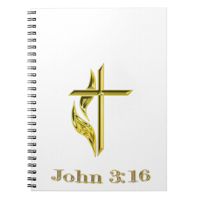 Cuaderno Juan 3:16 (Frente)