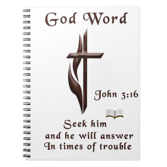 Cuaderno Juan 3:16 (Frente)