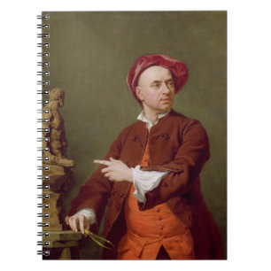 Cuaderno Juan Michael Rysbrack que modela su St de la
