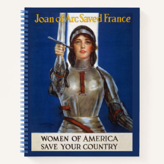 Cuaderno Juana de Arco: La doncella de Orleans, heroína Kni