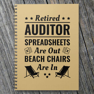 Cuaderno Jubilación divertida del auditor retirado