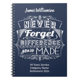 Cuaderno Jubilación personalizada