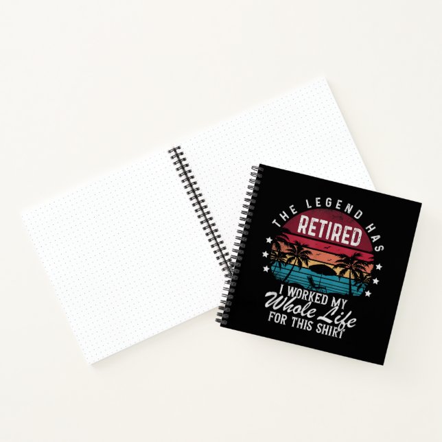 Cuaderno Jubilado Trabajé Toda Mi Vida para Esto (Interior)