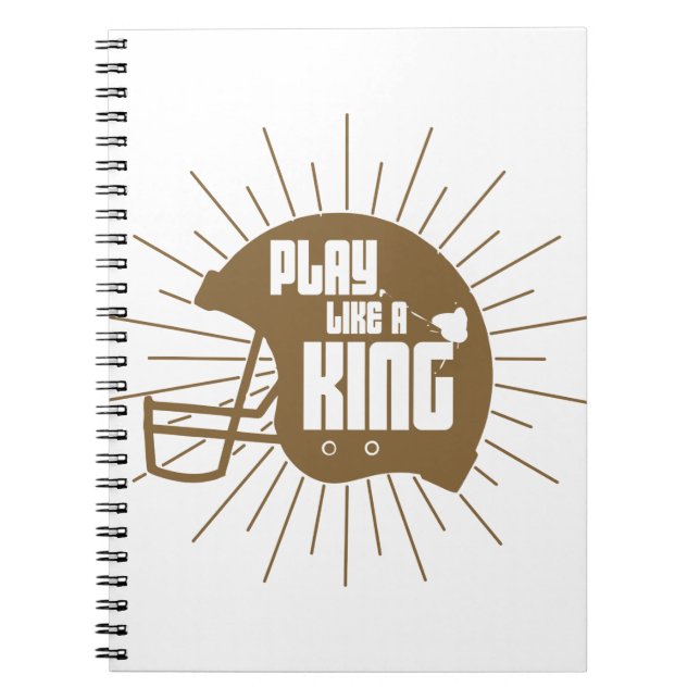 Cuaderno Juega como rey (Frente)