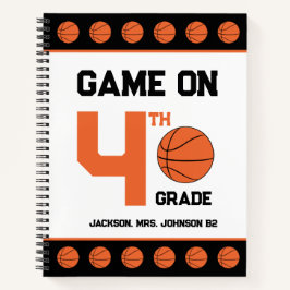 Cuaderno Juego Activado Baloncesto de Regreso a Clases, Agr