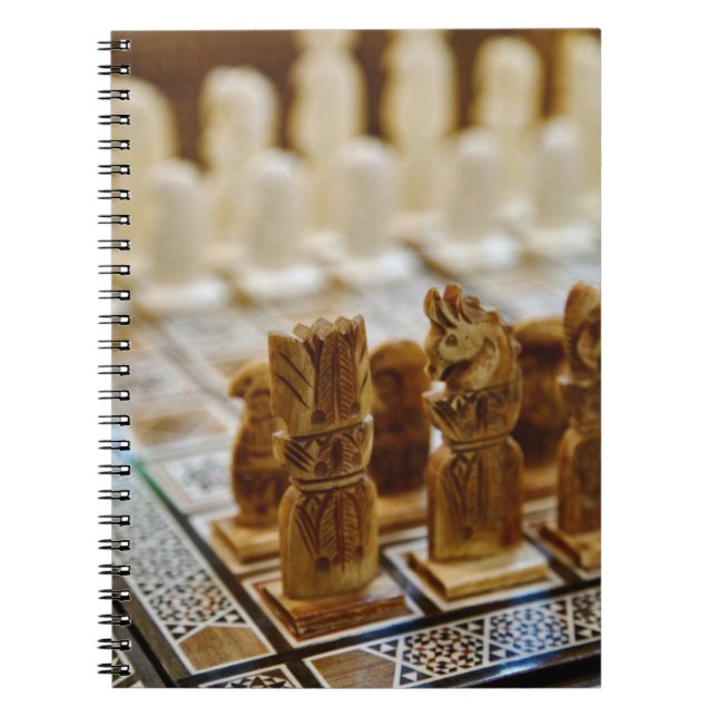 Cuaderno Juego de ajedrez en venta, Khan el Khalili Bazaar, (Frente)