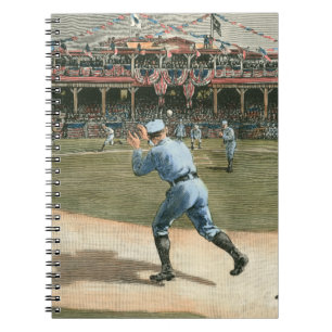 Cuaderno Juego de Béisbol de la Liga Nacional 1886