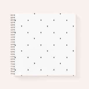 Cuaderno Juego de carpetas con patrón de triángulo minimali