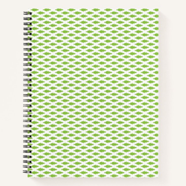 Cuaderno Juego de carpetas verdes botánicas (Anverso)