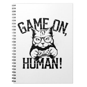 Cuaderno Juego de diseño de gatos para jugadores en humanos