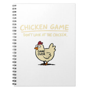 Cuaderno Juego de Pollo No Mires Al Pollo Pollo Divertido