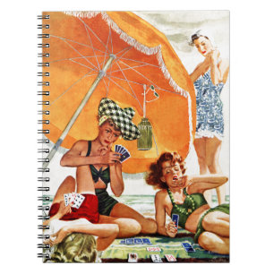 Cuaderno Juego de tarjeta en la playa de Alex Ross