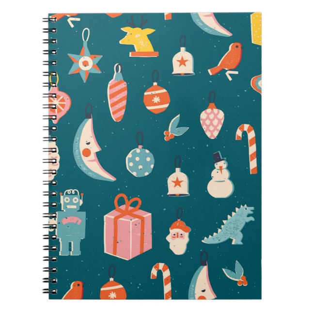 Cuaderno Juego de vacaciones de invierno para elementos nav (Frente)