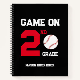 Cuaderno Juego Iniciado Béisbol de Regreso a Clases, Agrega
