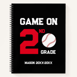 Cuaderno Juego Iniciado Béisbol de Regreso a Clases, Agrega