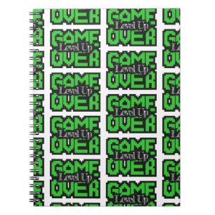 Cuaderno Juego Terminado, Sube de Nivel: Aventura Retro de 