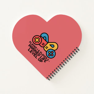 Cuaderno Jugador 1 y 2 Gamer Casado