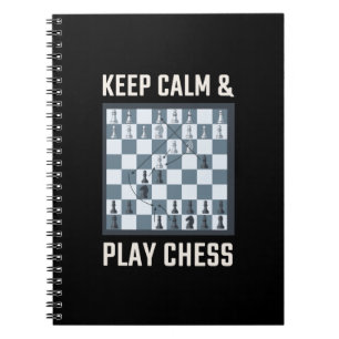 Cuaderno Jugador de ajedrez de tablero de ajedrez