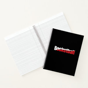 Cuaderno Jugador de Baloncesto Abstracto Swish - Arte de Pa