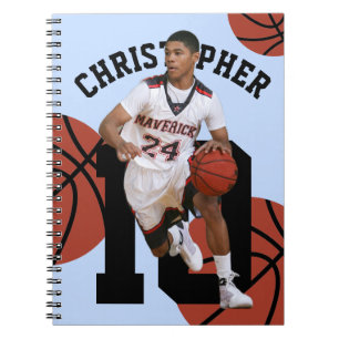 Cuaderno Jugador de baloncesto personalizado