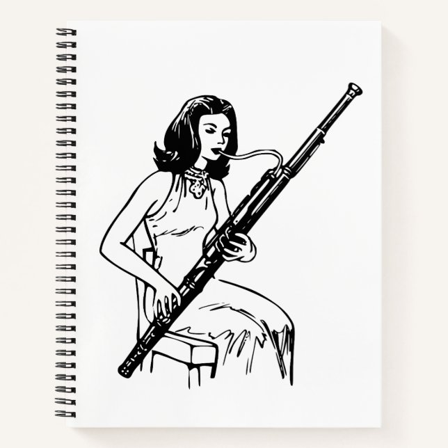 Cuaderno Jugador de Bassoon (Anverso)