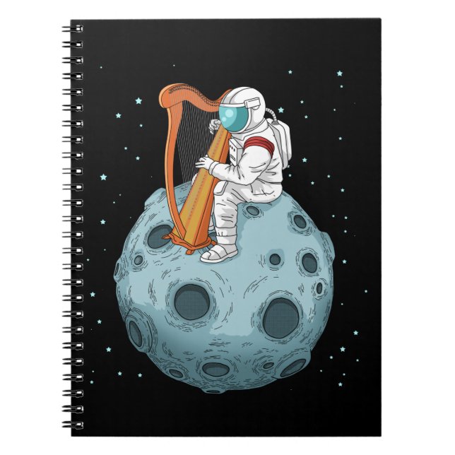 Cuaderno Jugador de Harp Regala a Chicas Harpist Gigante Mu (Frente)